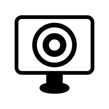 Cd Glyph Vektör Simgesi Tasarımı