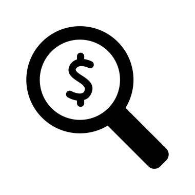 Dolar Glifi Vektör Simgesi Tasarımı