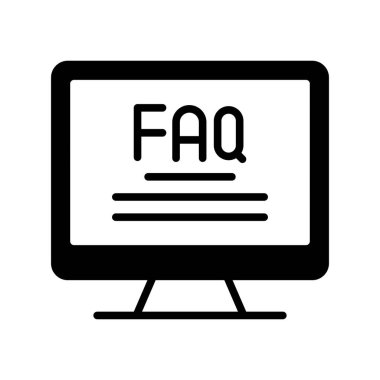 Glyph Vektör Simgesi Tasarımı Destekle