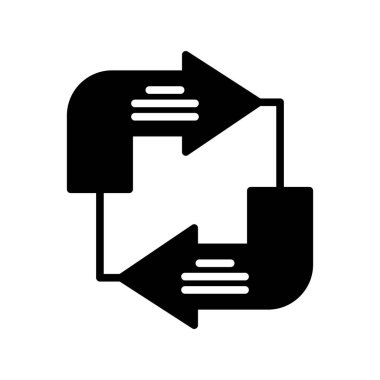 Diyagram Vektör Simgesi Tasarımı