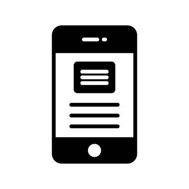 Dosya Glyph Vektör Simgesi Tasarımı