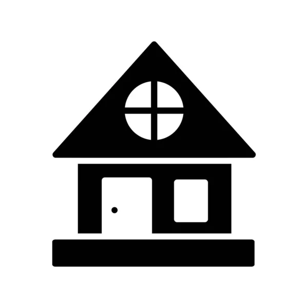 Home Glyph Vector Icon Desig — Stockvektor