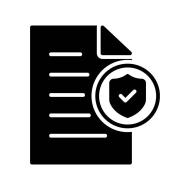 Koruma Kabartması Vektör Simgesi Tasarımı