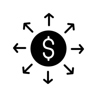 Glyph Vektör Simgesi Tasarımı Aktar