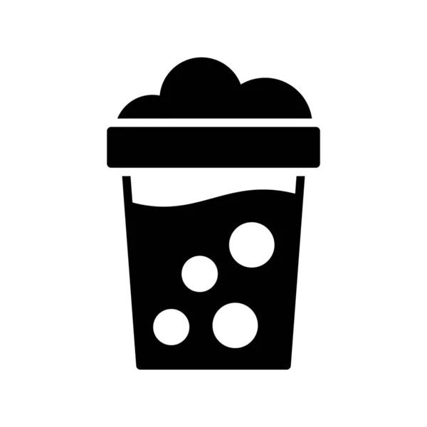 Drink Glyph Vector Icon Desig — ストックベクタ