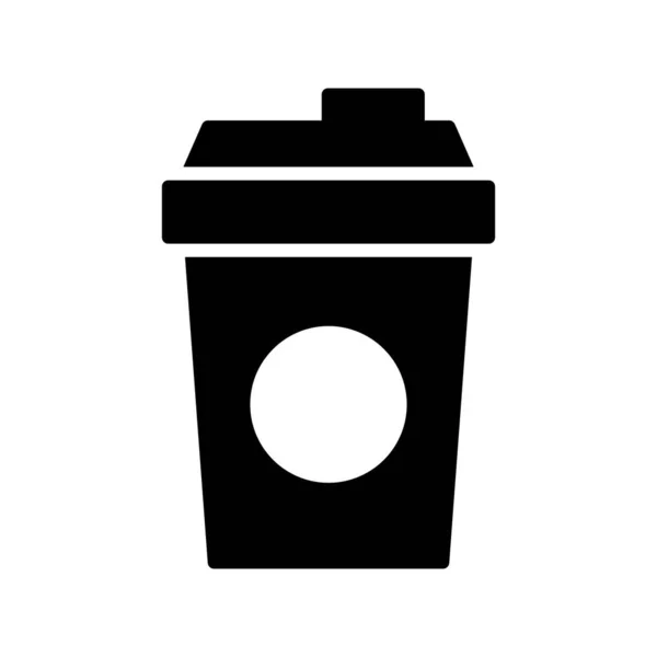 Kafe Glyph Vector Icon Desig — Stockový vektor