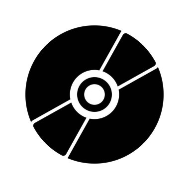 Disk Kabartma Vektör Simgesi Tasarımı