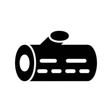 Tahta Kabartma Vektör Simgesi Tasarımı