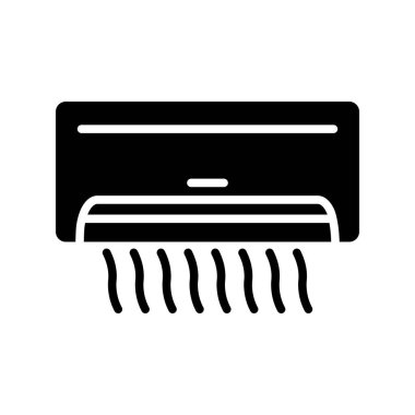 Ac Glyph Vektör Simgesi Tasarımı