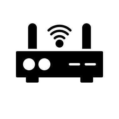 Yönlendirici Glyph Vektör Simgesi Tasarımı