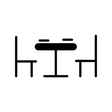 Glyph Vektör Simgesi Tasarımı Yiyor