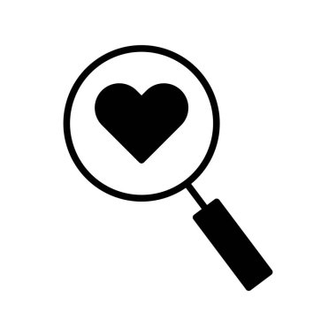 Glass Glyph Vektör Simgesi Tasarımı