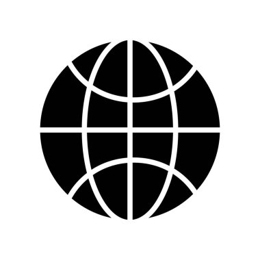 Dünya Kabartma Vektör Simgesi Tasarımı