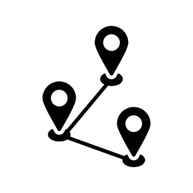 Parça Glyph Vektör Simgesi Tasarımı