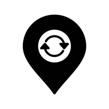 Glyph Vektör Simgesi Tasarımı Çevir