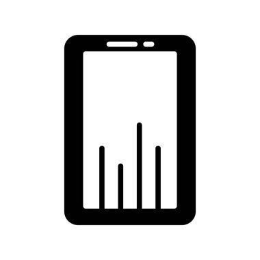 Sinyal Glyph Vektör Simgesi Tasarımı