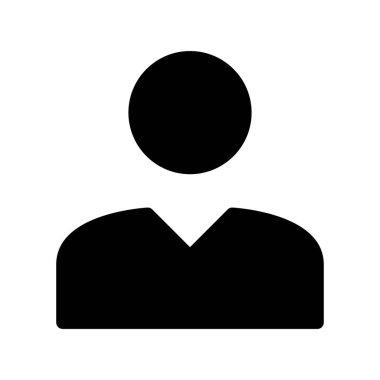  Kullanıcı Glyph Vektör Simgesi Tasarımı