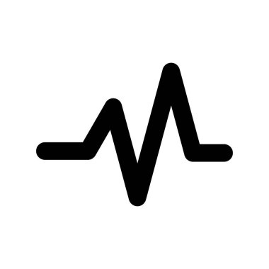  dalga Glyph Vektör Simgesi Tasarımı