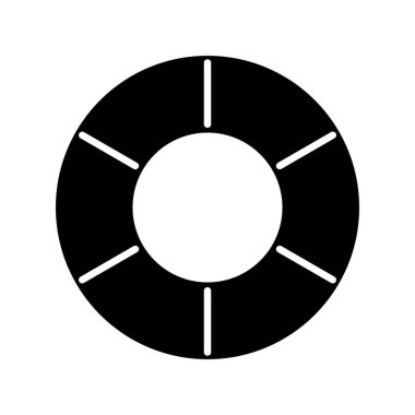 Hayat Kurtarıcı Kabartma Vektörü Simgesi Tasarımı