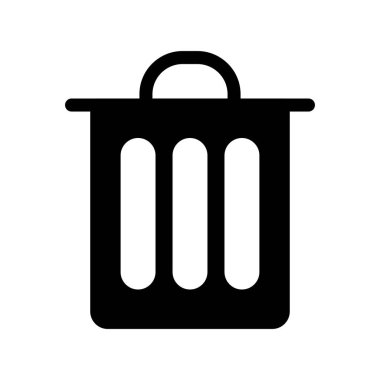  Çöp Kabartma Vektörü Simgesi Tasarımı