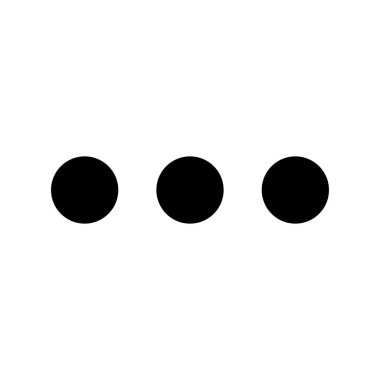 Dot Glyph Vektör Simgesi Tasarımı