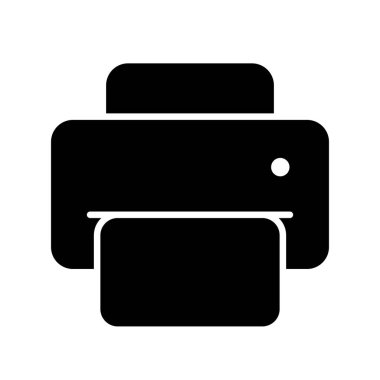 Glyph Vektör Simgesi Tasarımı Yazdır