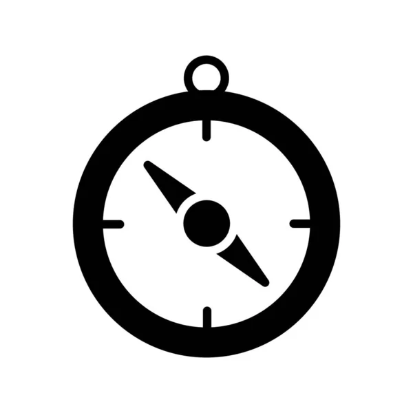 Wskaźnik Kierunku Glyph Vector Icon Desig — Wektor stockowy