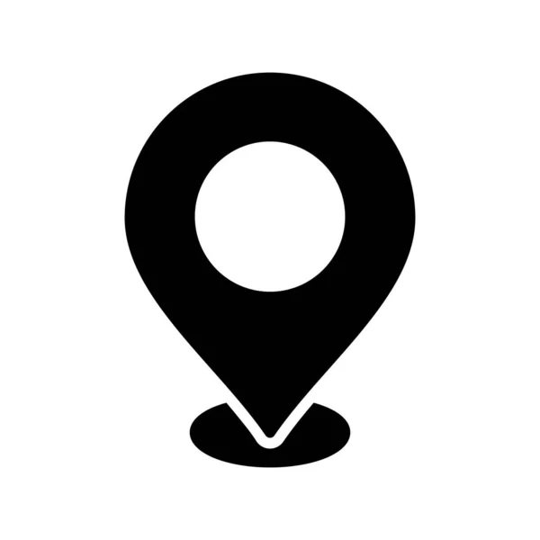 Yer Tutucu Glyph Vektör Simgesi Tasarımı