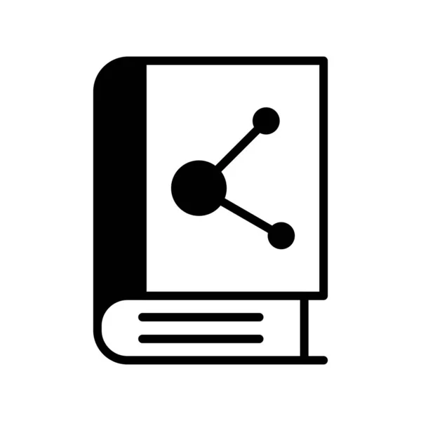 Βιβλίο Glyph Vector Icon Desig — Διανυσματικό Αρχείο