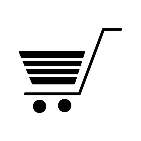 Trolly Glyph Vector Icon Desig — Vector de stock