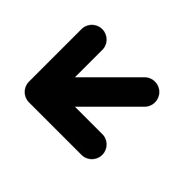 Links Glyph Vector Icon Desig — Stockvector