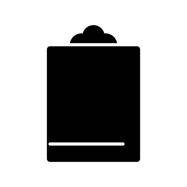 Portapapeles Glyph Vector Icon Desig — Vector de stock