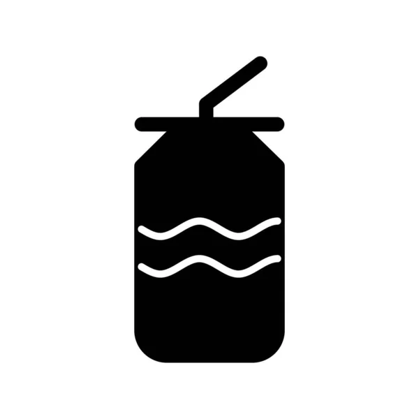 Trinken Glyph Vector Icon Desig — Stockvektor