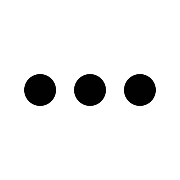 Icône Vectorielle Dot Glyph Desig — Image vectorielle