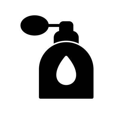 Parfüm Kabartma Vektörü Simgesi Tasarımı