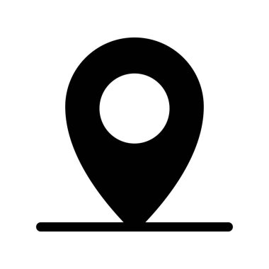 Yer Tutucu Glyph Vektör Simgesi Tasarımı