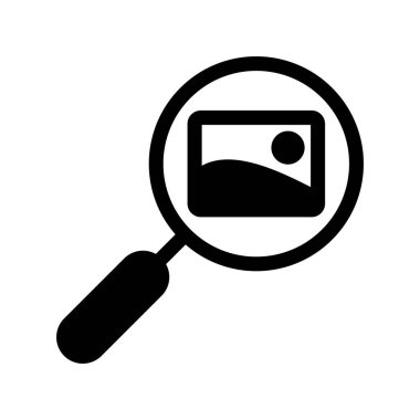 Resim Kabartma Vektörü Simgesi Tasarımı