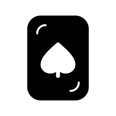 Bahis Glyph Vektör Simgesi Tasarımı