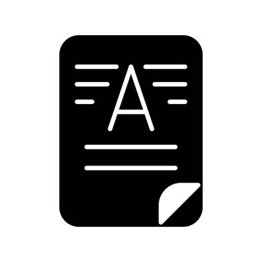 Filigran Grafiği Vektör Simgesi Tasarımı