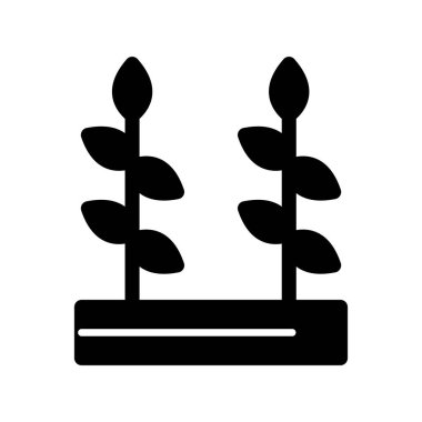 Çiftlik Kabartması Vektör Simgesi Tasarımı