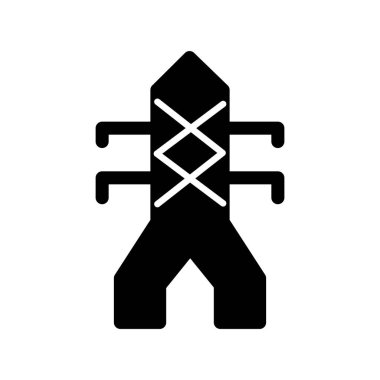 Elektrik Kulesi Kabartma Vektör Simgesi Tasarımı