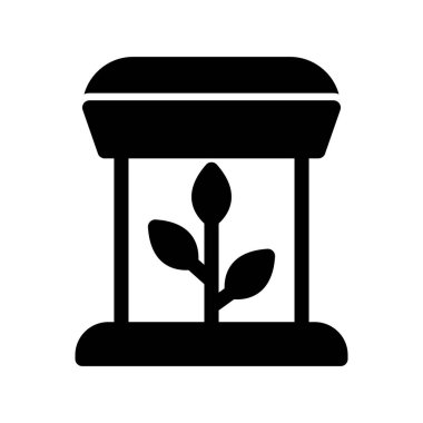 Etkili Glyph Vektör Simgesi Tasarımı