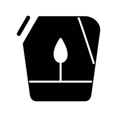 Biyoyakıt Glyph Vektör Simgesi Tasarımı