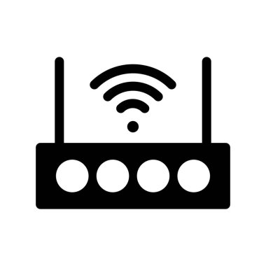 Yönlendirici Glyph Vektör Simgesi Tasarımı