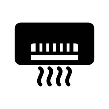 Ac Glyph Vektör Simgesi Tasarımı