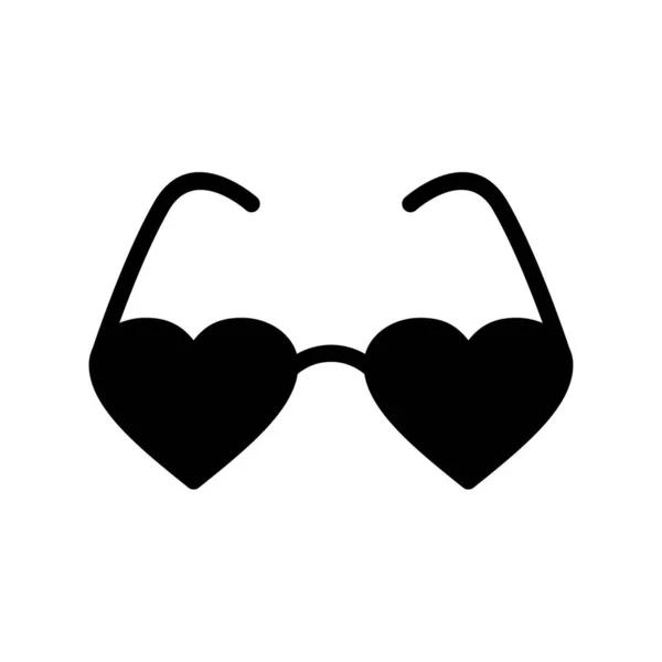 Sunglasses Glyph Vector Icon Desig — ストックベクタ