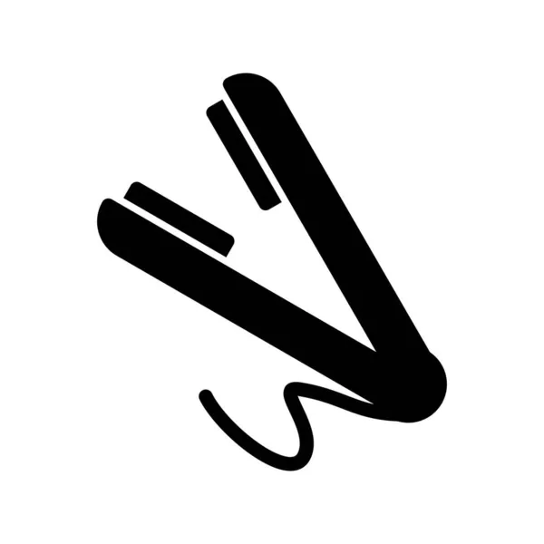 Vlasy Strainer Glyph Vector Icon Desig — Stockový vektor