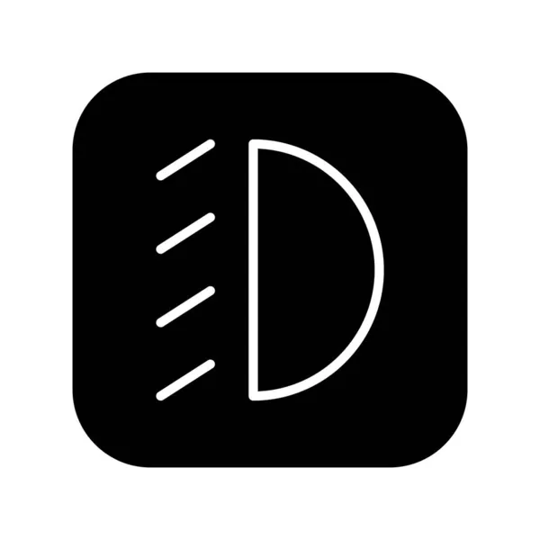 Light Glyph Vector Icon Desig — Stockový vektor
