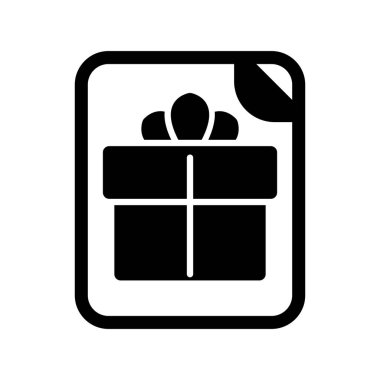 Doğum günü kartı kabartması Vektör Simgesi Tasarımı