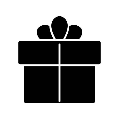 Hediye Kabartma Vektörü Simgesi Tasarımı